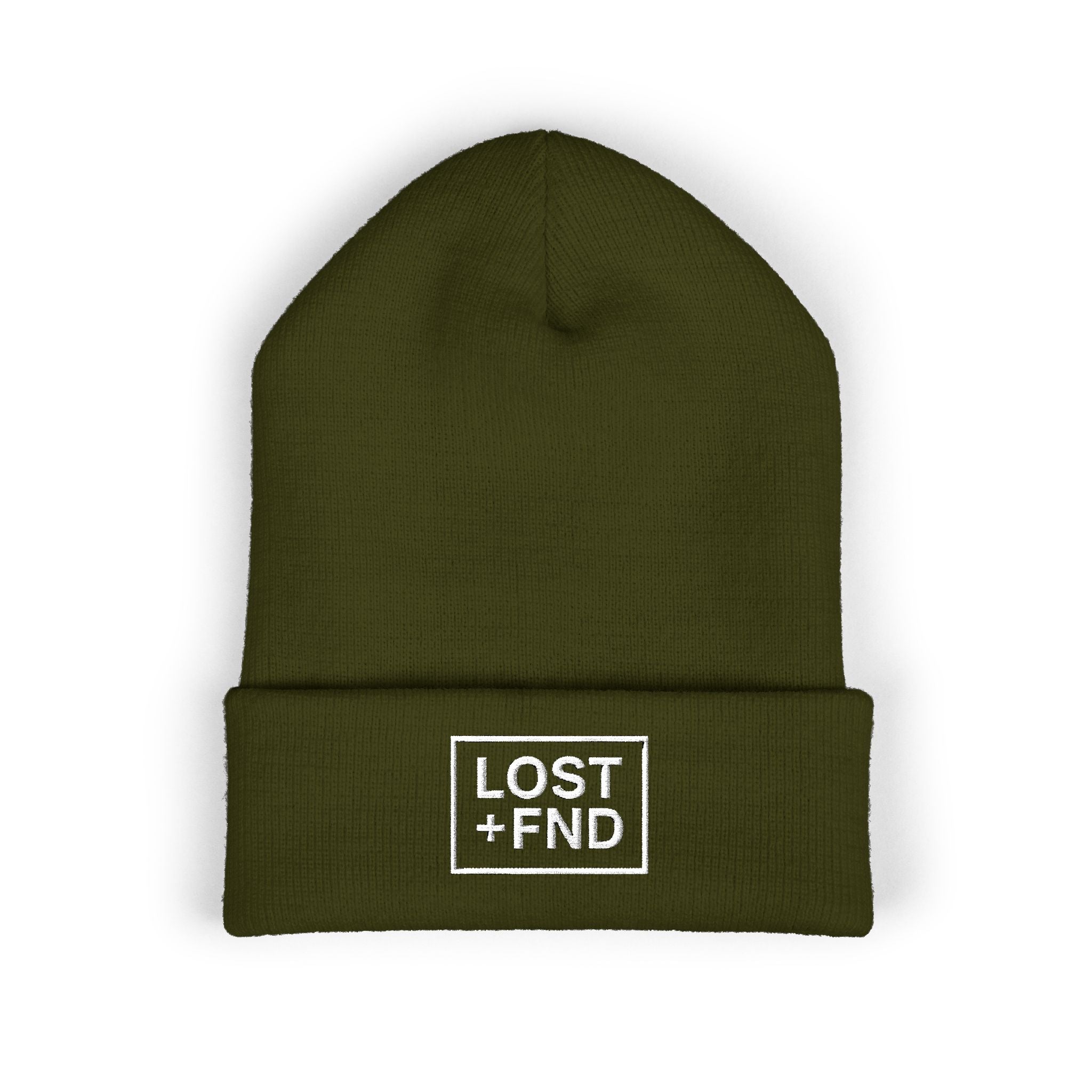 Lost + FND Box Logo cuffed beanie