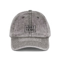 Lost + FND Charcoal embroidered cap