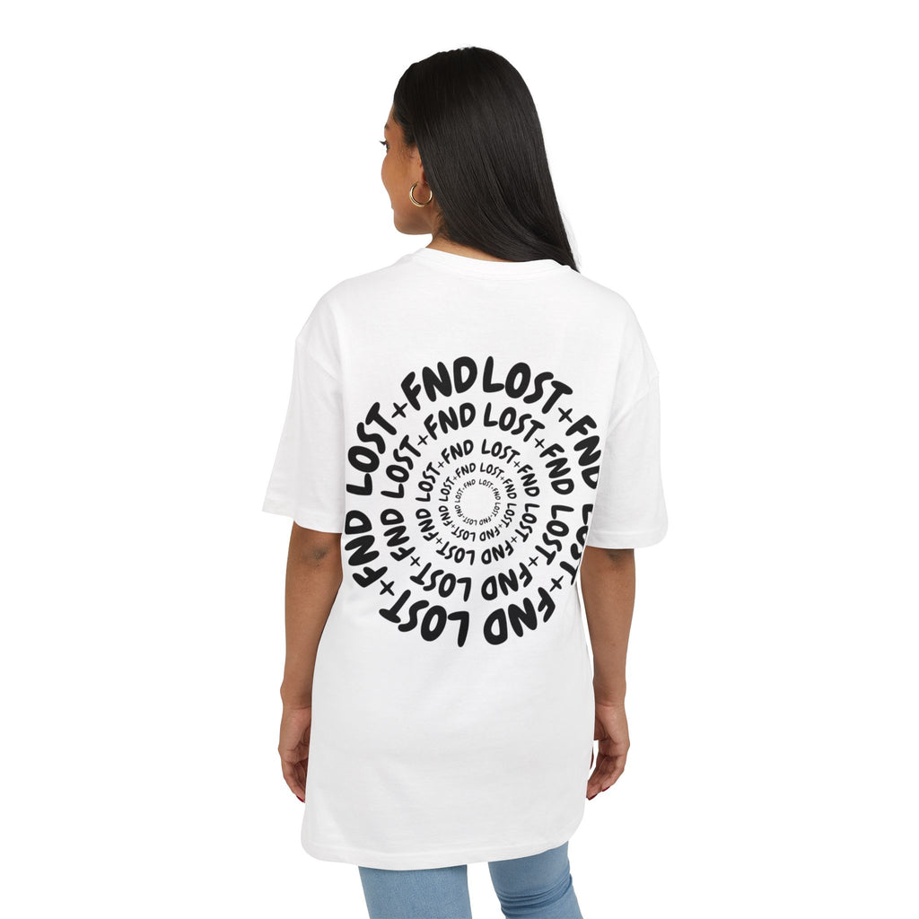 Lost + FND Unisex White Heavy Oversize Tee