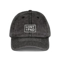 Lost + FND Black embroidered cap