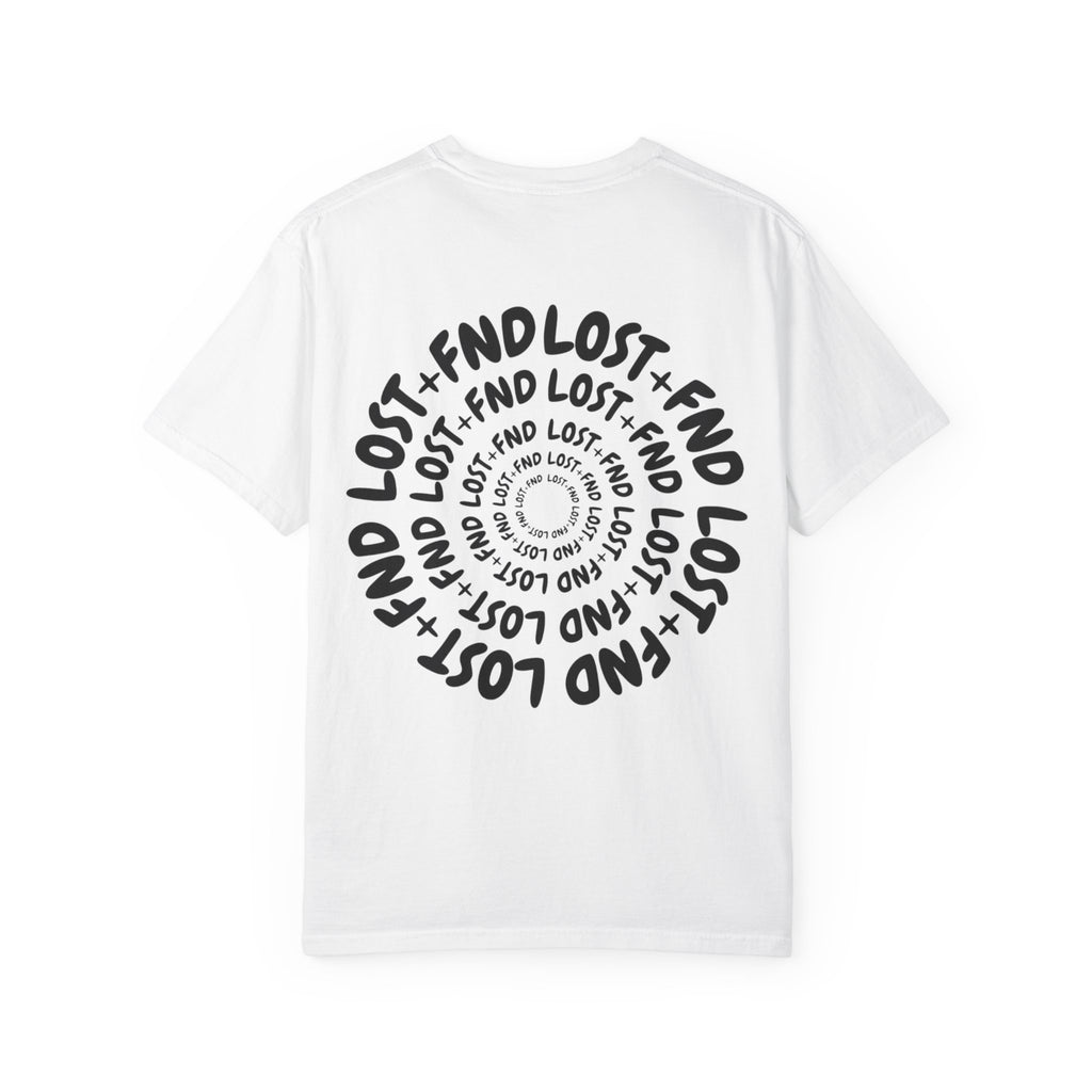 Lost + FND White Spiral Graphic Tee