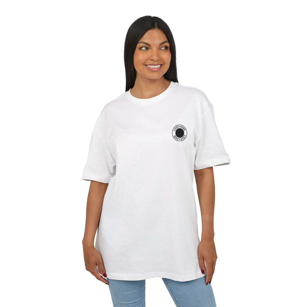 Lost + FND Unisex White Heavy Oversize Tee
