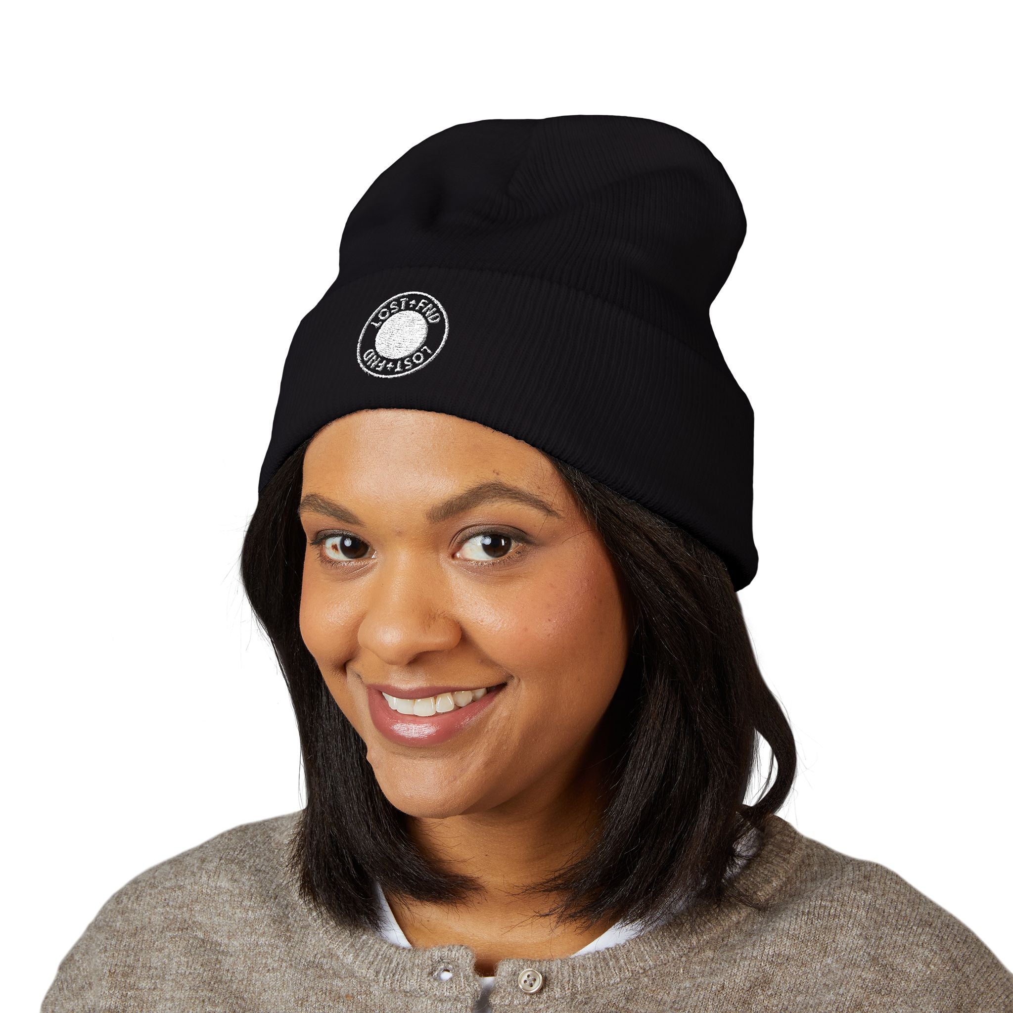 Lost + FND Coffee Donut Logo Beanie