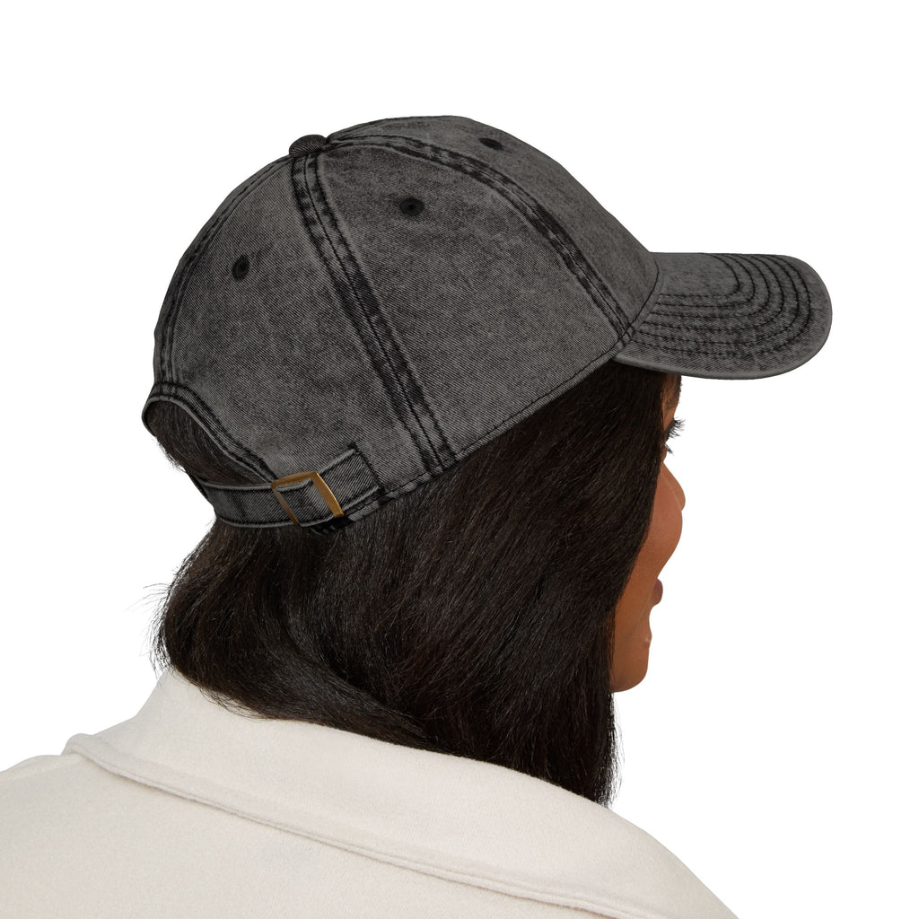 Lost + FND Black embroidered cap