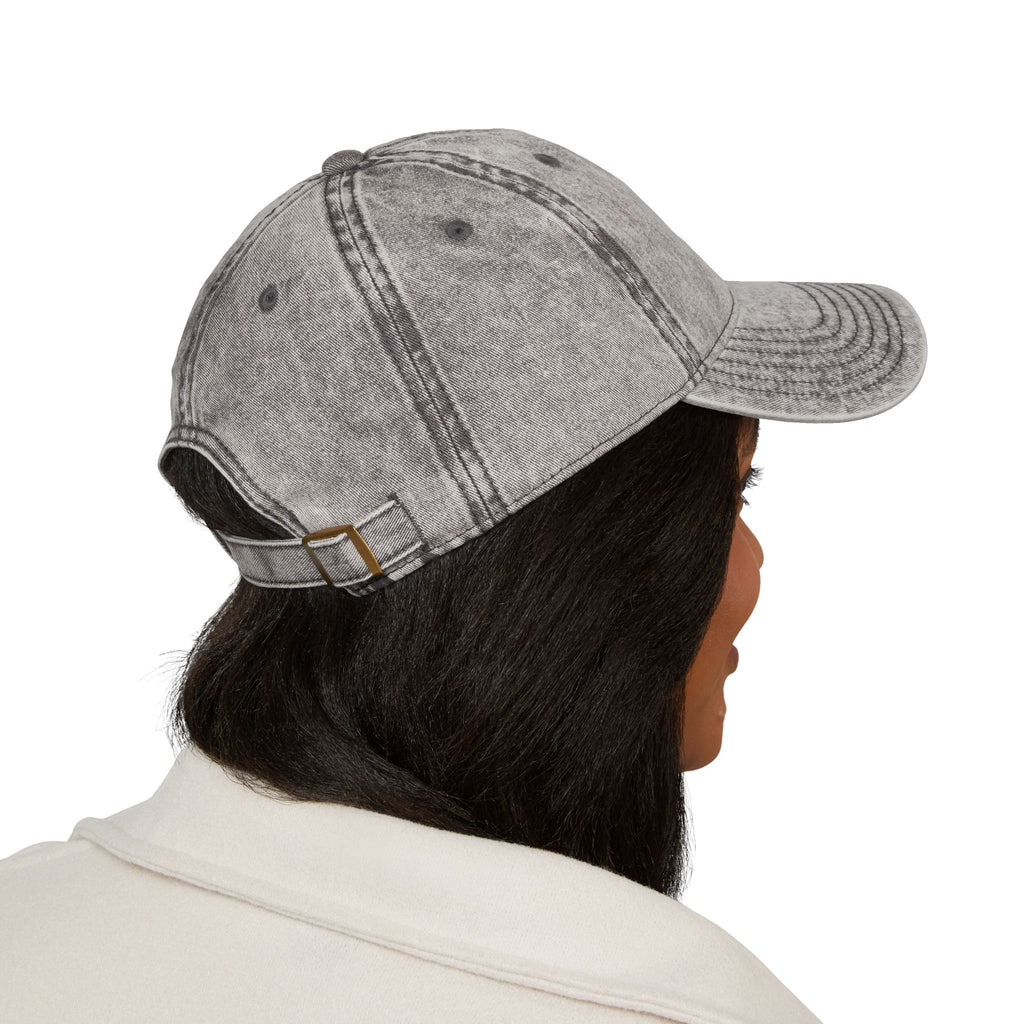 Lost + FND Charcoal embroidered cap